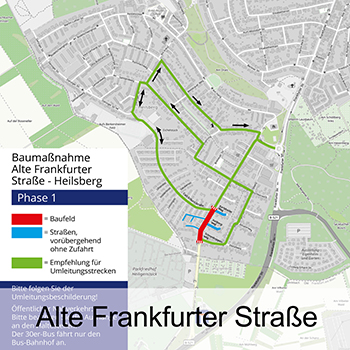 Bad Vilbel baut Alte Frankfurter Strasse